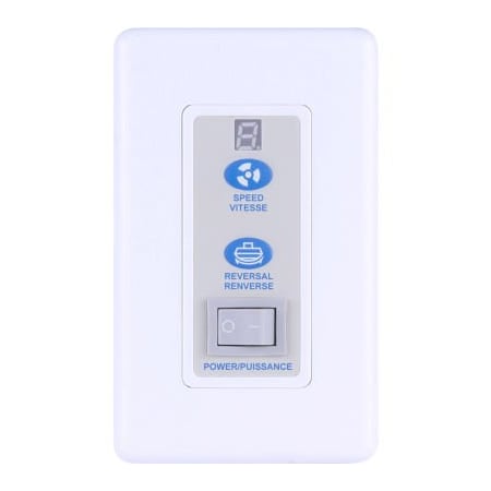 Canarm Indoor Wall Control For Industrial Fan, White RREM-DCQ014-W